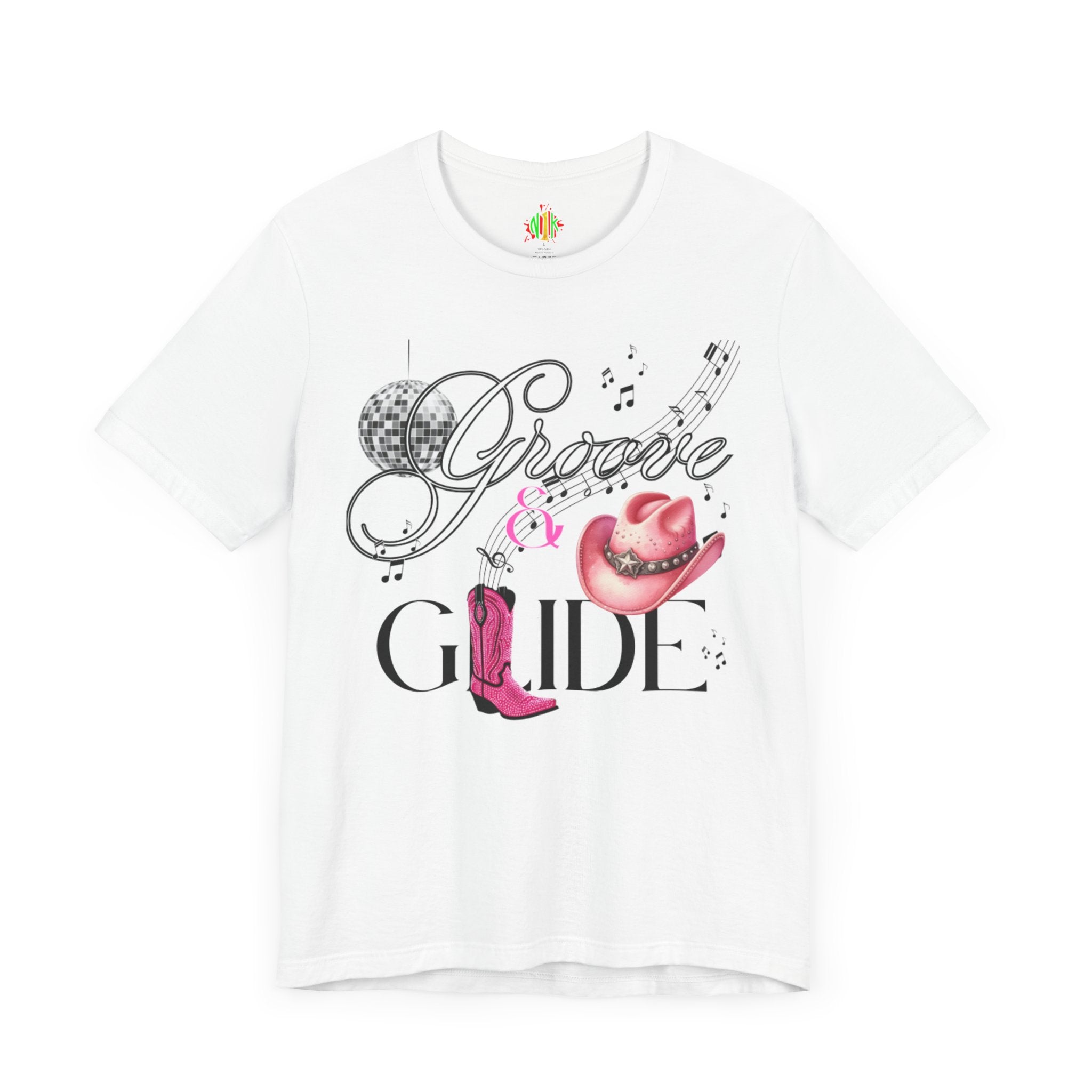 Groove and Glide Graphic Tee - Unisex Short Sleeve T-Shirt for Music Lovers